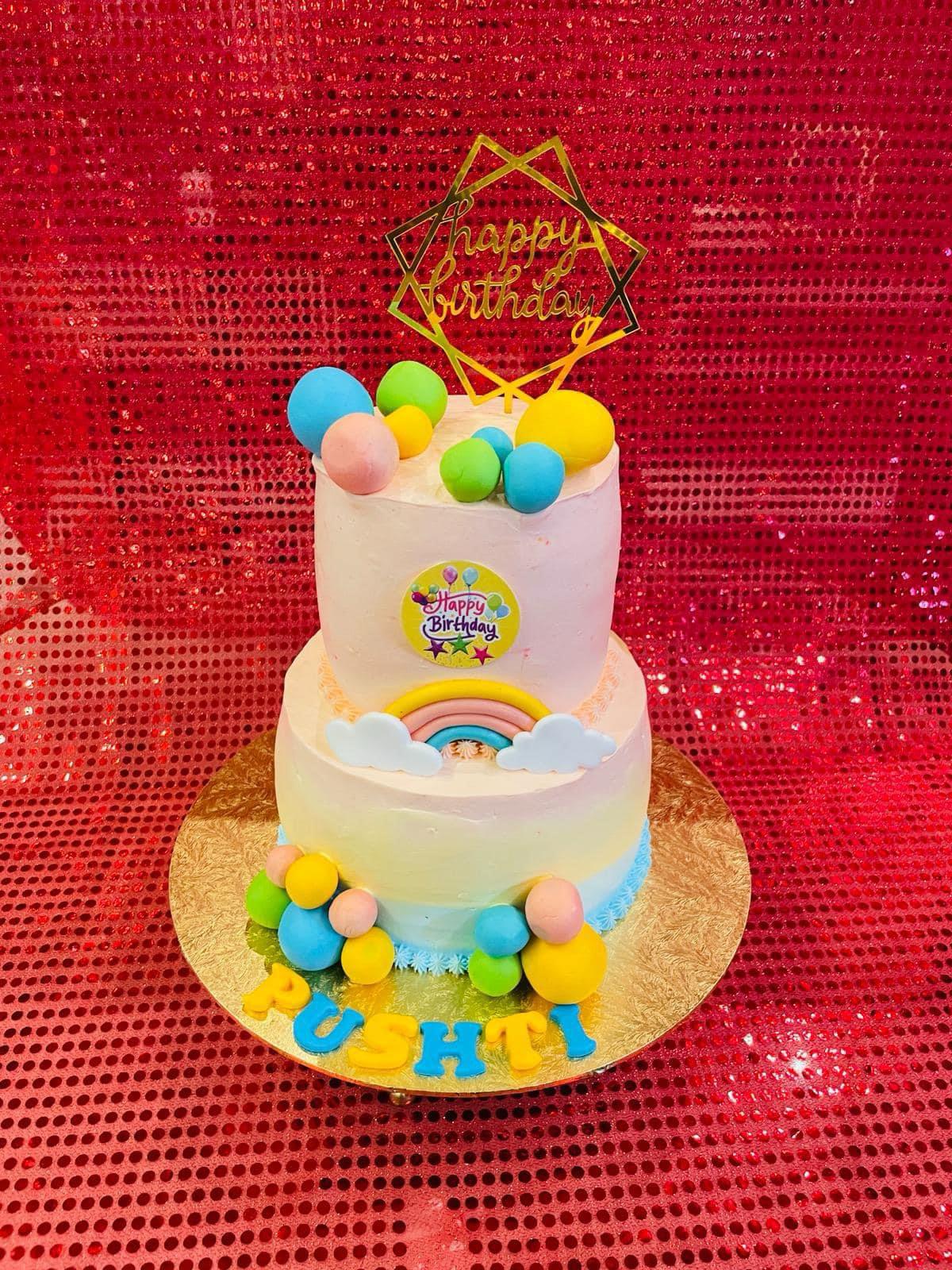 Birthday Cake two-tier 4