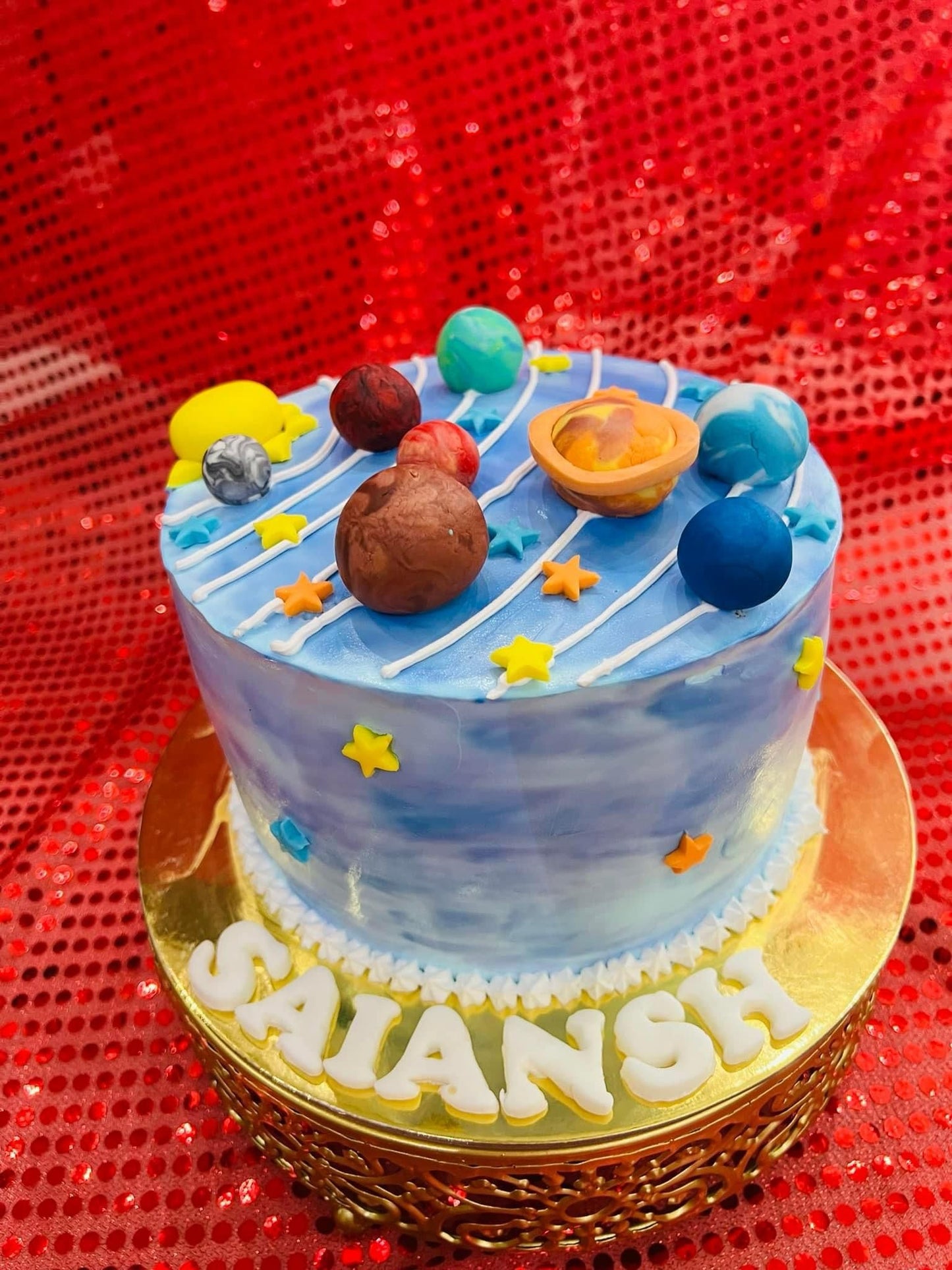 Solar System Cake
