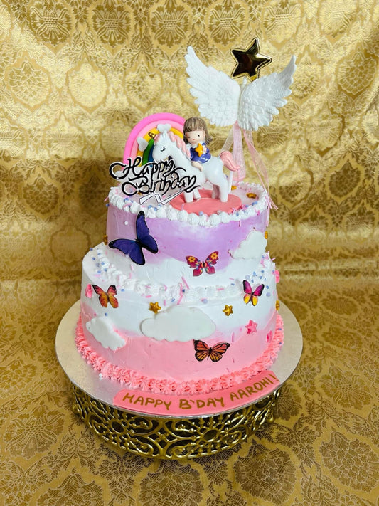 Birthday Cake two-tier 1