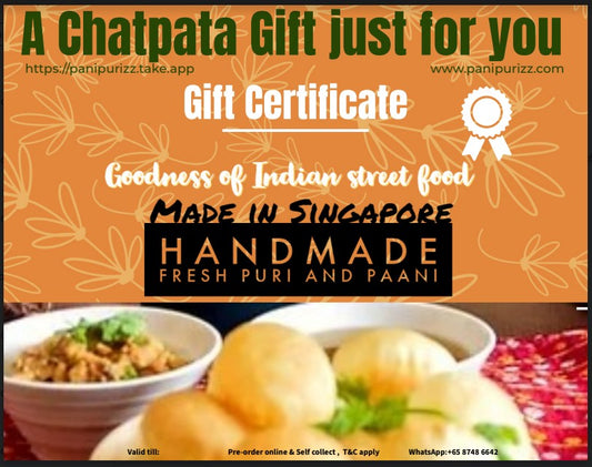 PANIPURI + MEETHA PAAN GIFT